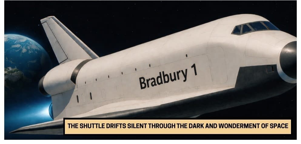 Daniel Peacock's New Comic, The Moons of Mars, Created With A.I.