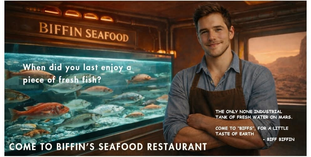 Daniel Peacock's New Comic, The Moons of Mars, Created With A.I.