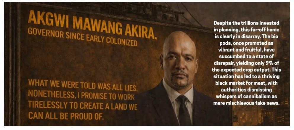 Daniel Peacock's New Comic, The Moons of Mars, Created With A.I.