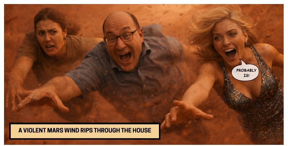 Daniel Peacock's New Comic, The Moons of Mars, Created With A.I.