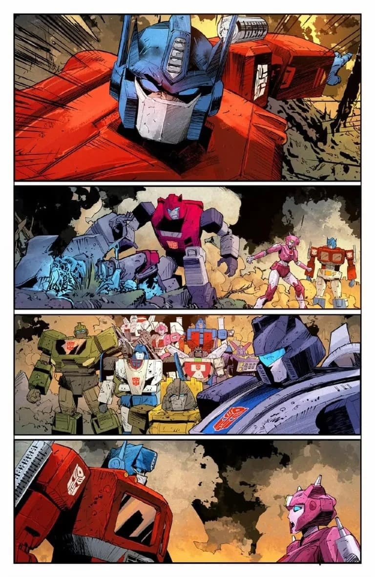 Transformers Spoilers: Optimus Prime Vs Elita-1