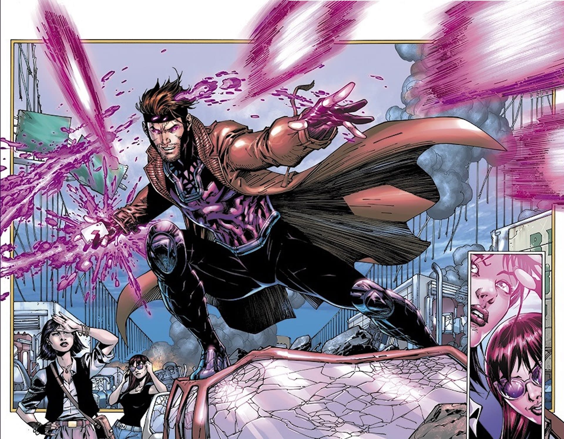 Jim Lee's Gambit, Coloured By Alex Sinclair, For Superman/Spider-man