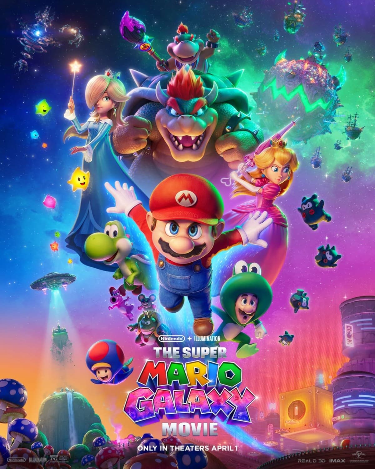 The Super Mario Galaxy Movie: New Poster, TV Spot, New Trailer Monday