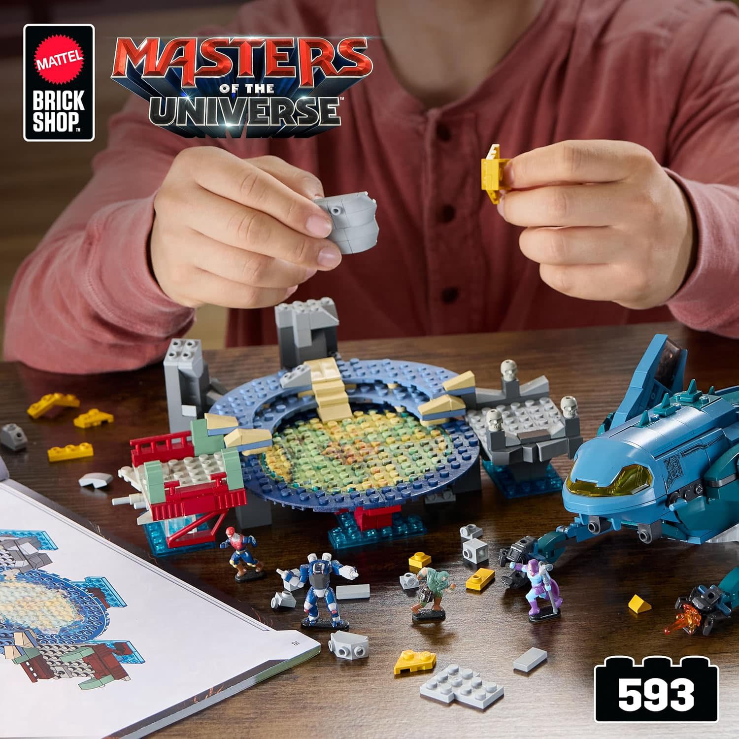 New Mattel Brick Shop Masters of the Universe Set Revealed