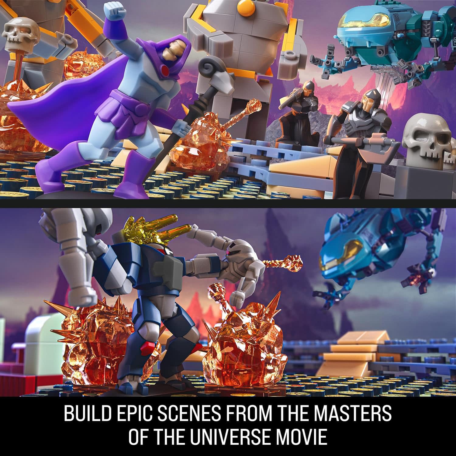 New Mattel Brick Shop Masters of the Universe Set Revealed