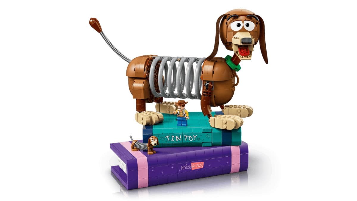 New LEGO Toy Story Slinky Dog Bookends Set Coming Soon
