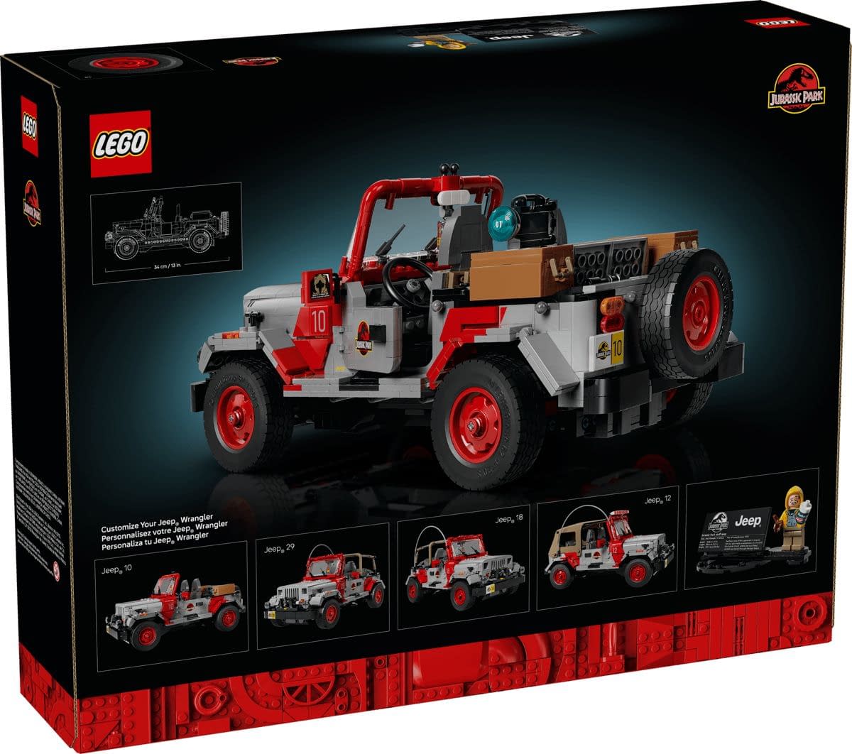 Return to Jurassic Park with LEGO's New Jeep Wrangler Set