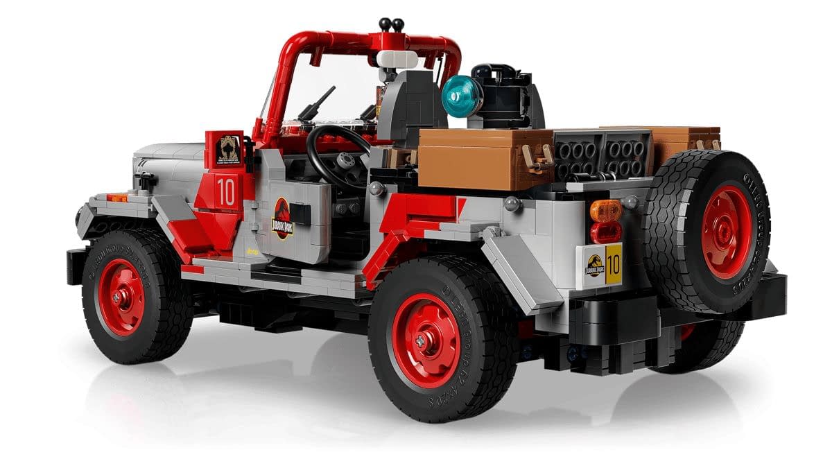 Return to Jurassic Park with LEGO's New Jeep Wrangler Set