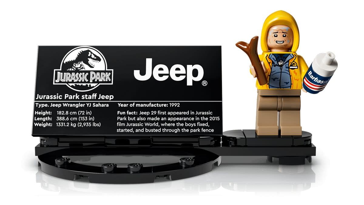 Return to Jurassic Park with LEGO's New Jeep Wrangler Set