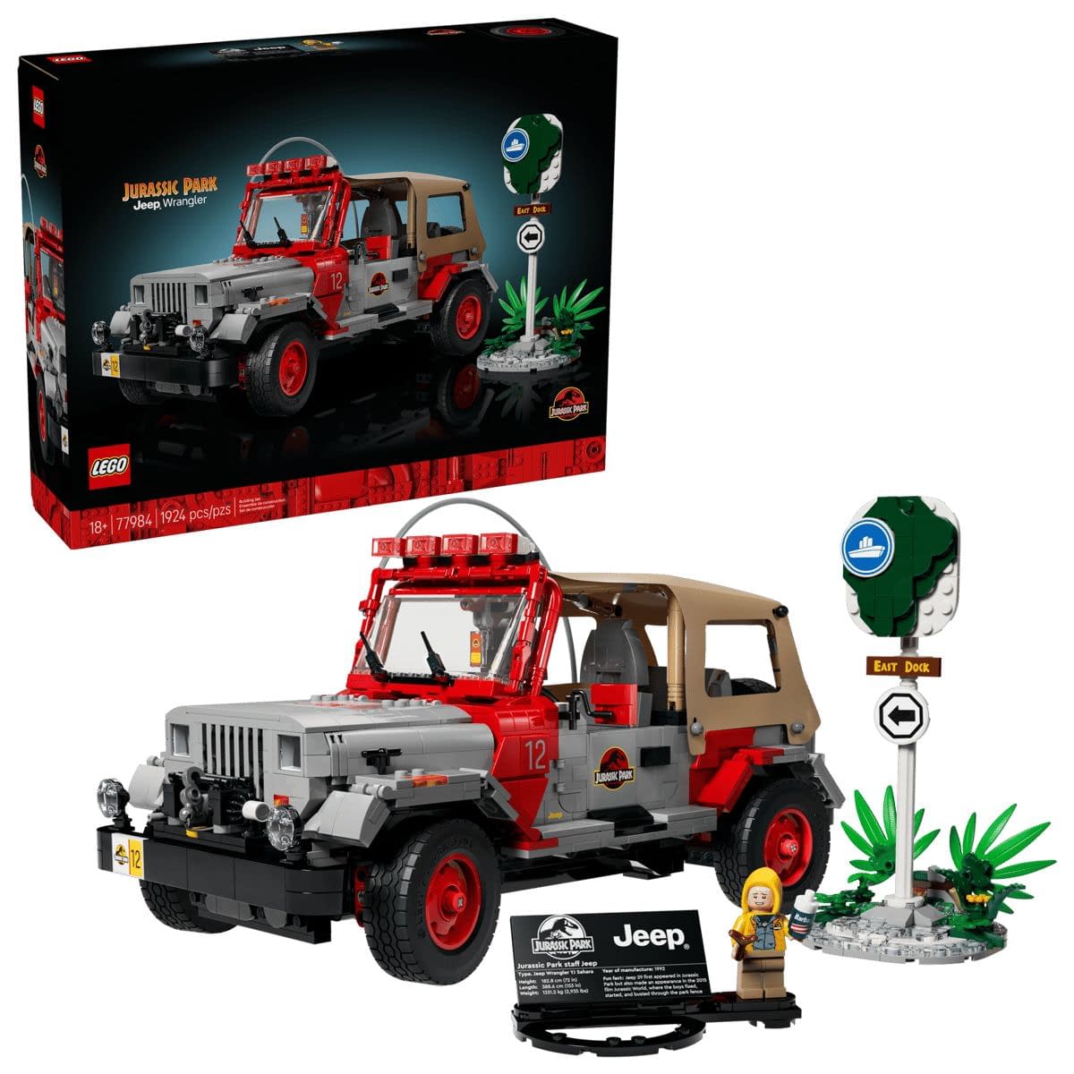 Return to Jurassic Park with LEGO's New Jeep Wrangler Set