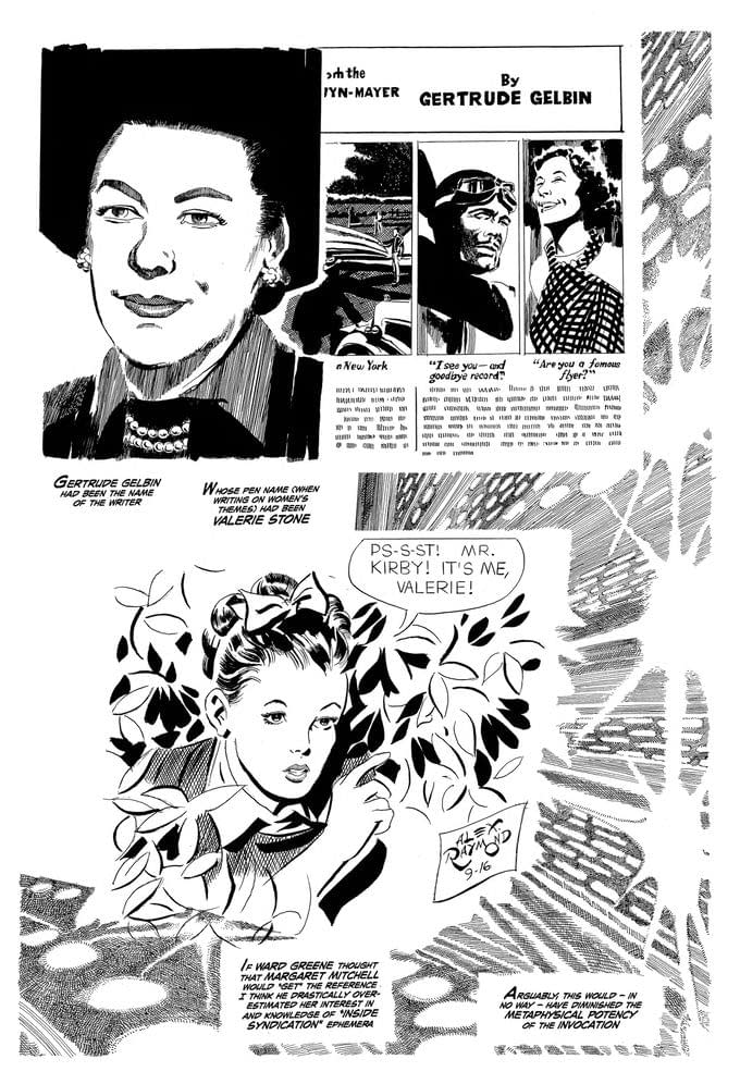 New Dave Sim Strange Death of Alex Raymond Pages For Diamond Debt Benefit