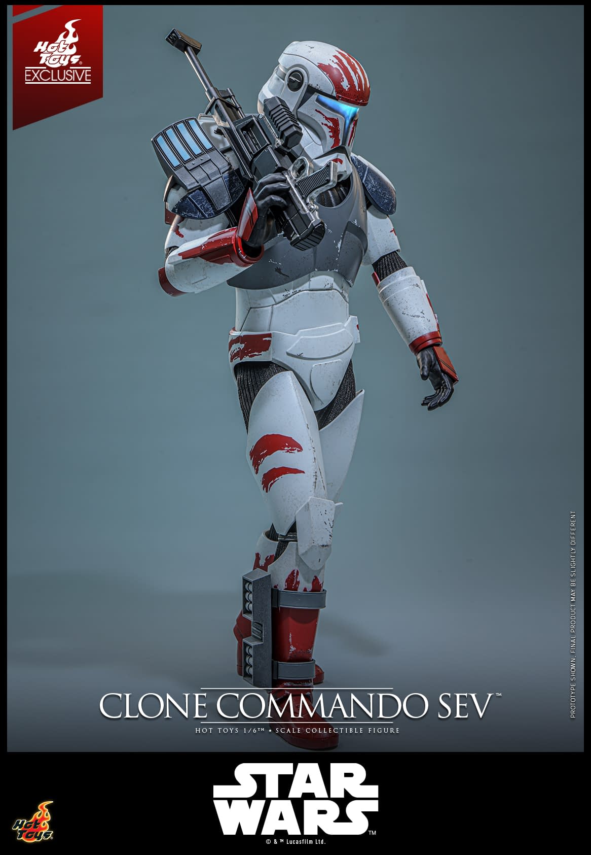 Star Wars Clone Commando Sev 1/6 Scale Figure Announced by Hot Toys