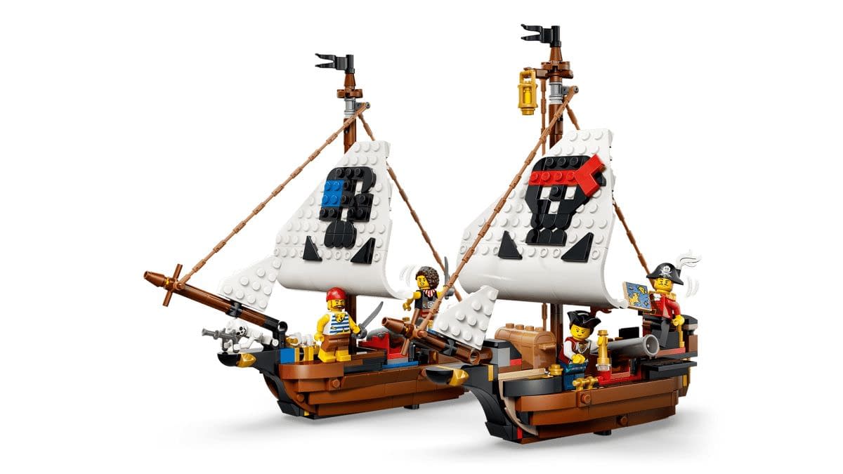 New LEGO Creator 3-in-1 Iconic Pirate Ship Set Sail from LEGO