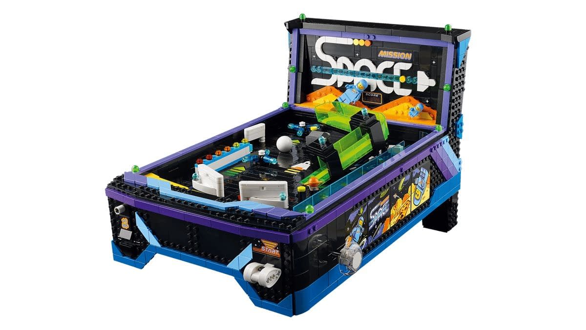 LEGO Rewinds the Clock with New ICONS Arcade Pinball Machine Set