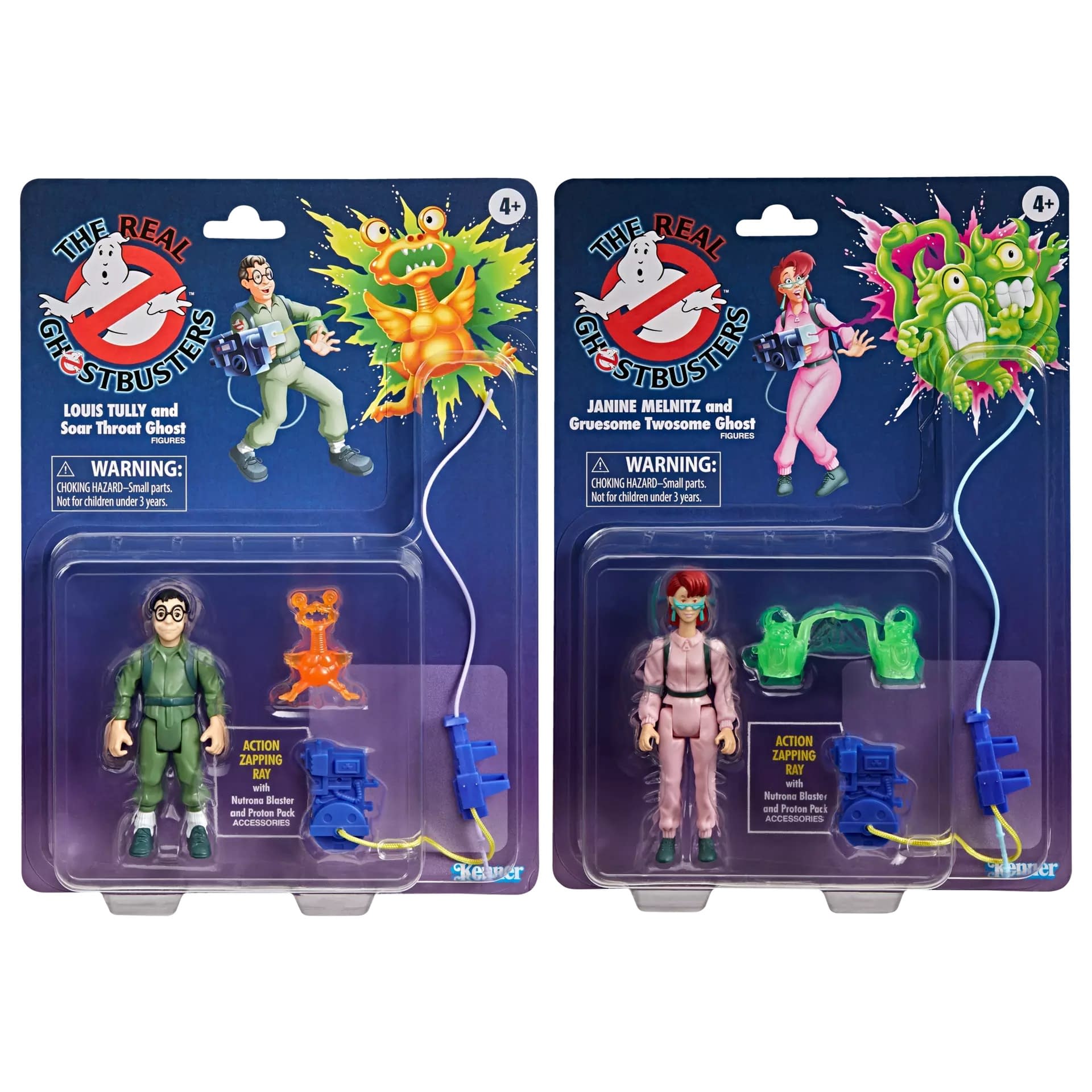 The Real Ghostbusters Kenner Classics Janine & Louis 2-Pack Revealed