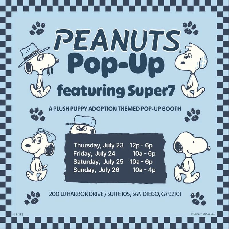 Super7 Will Have a Peanuts Pop-Up at San Diego Comic-Con 2026