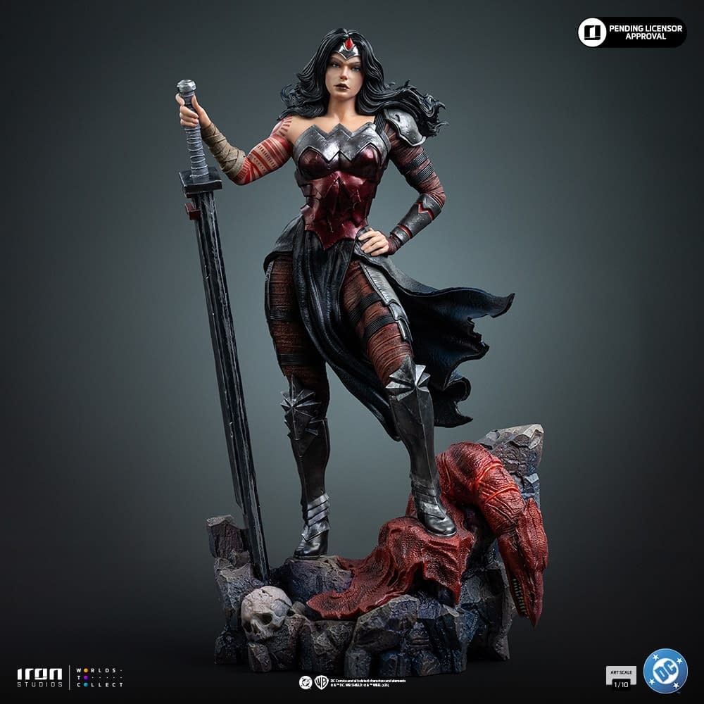 Hell Awaits with Iron Studios' New 1/10 Absolute Wonder Woman Statue