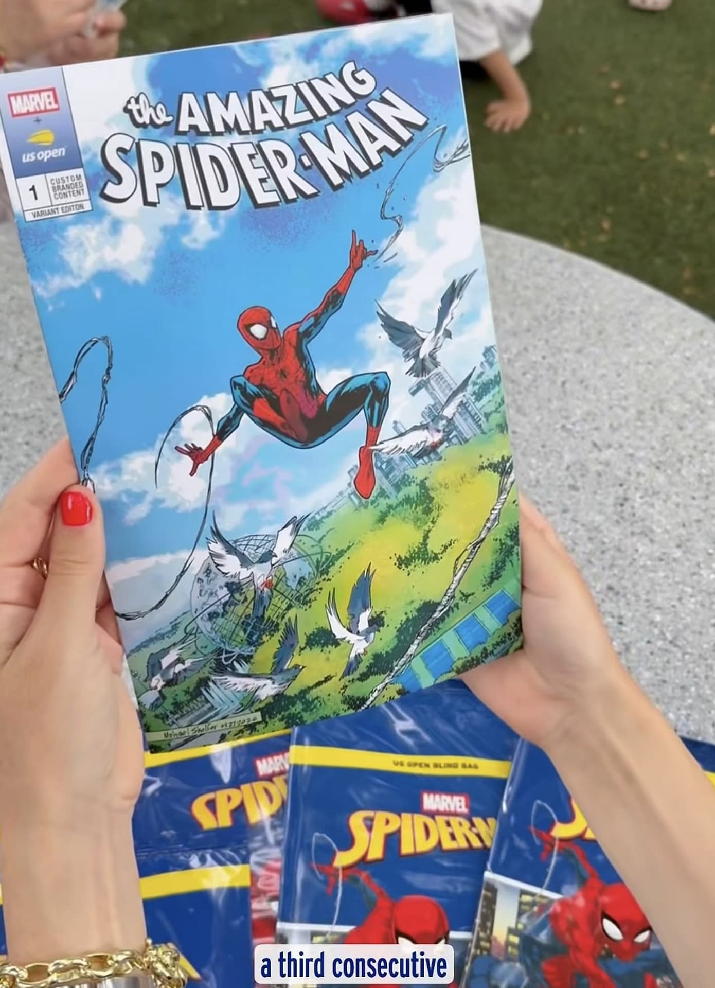 The Free US Open Spider-Man Comic Sells For $40 To $115 On eBay