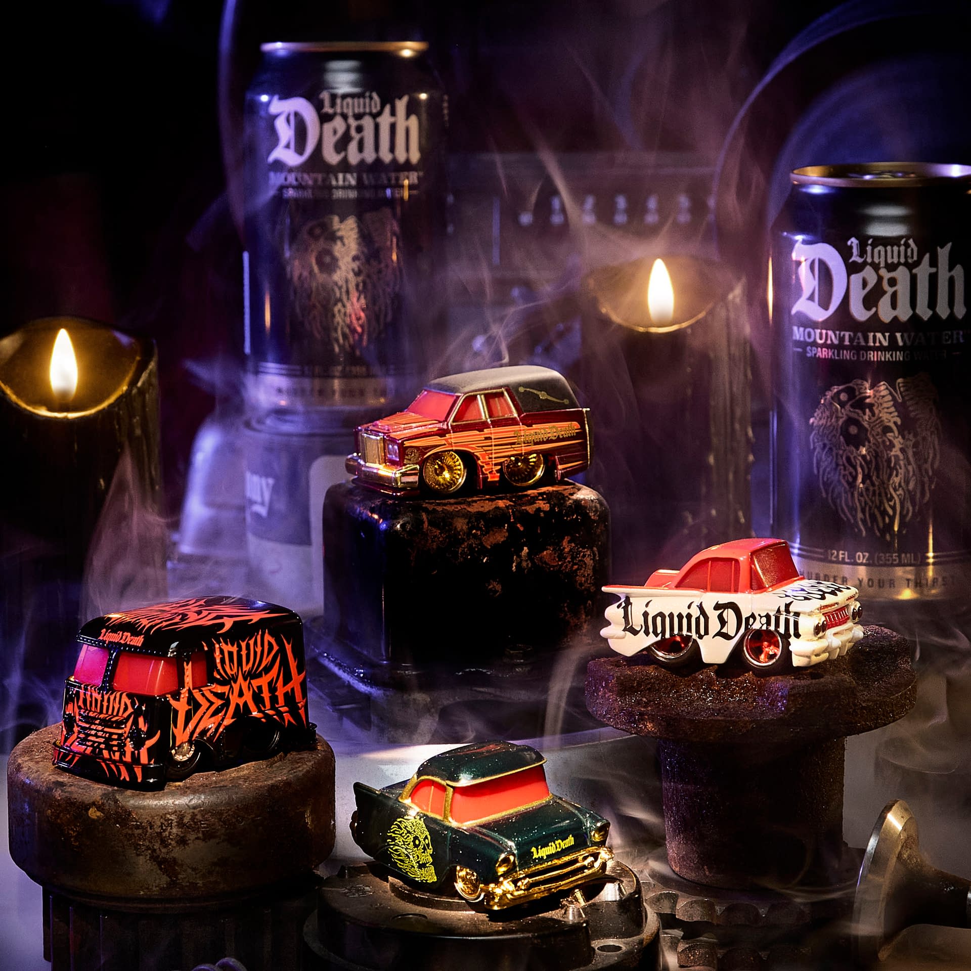CARTUNED REMIXES Liquid Death ミニカー 8台セット New Liquid Death x CarTuned - REMIXES Collection Coming Soon