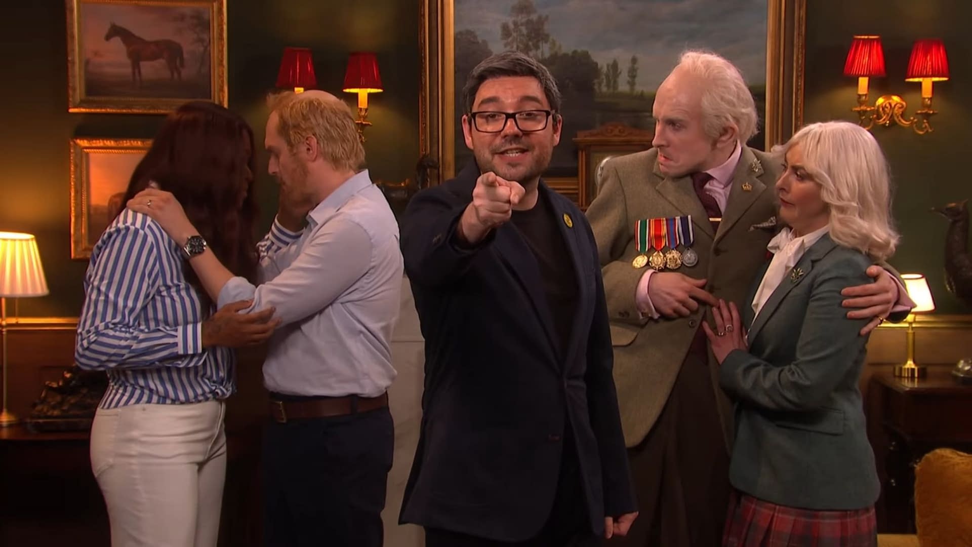 SNL UK Series 2 Cold Open: Harry-Meghan UK Return, Burnham & More