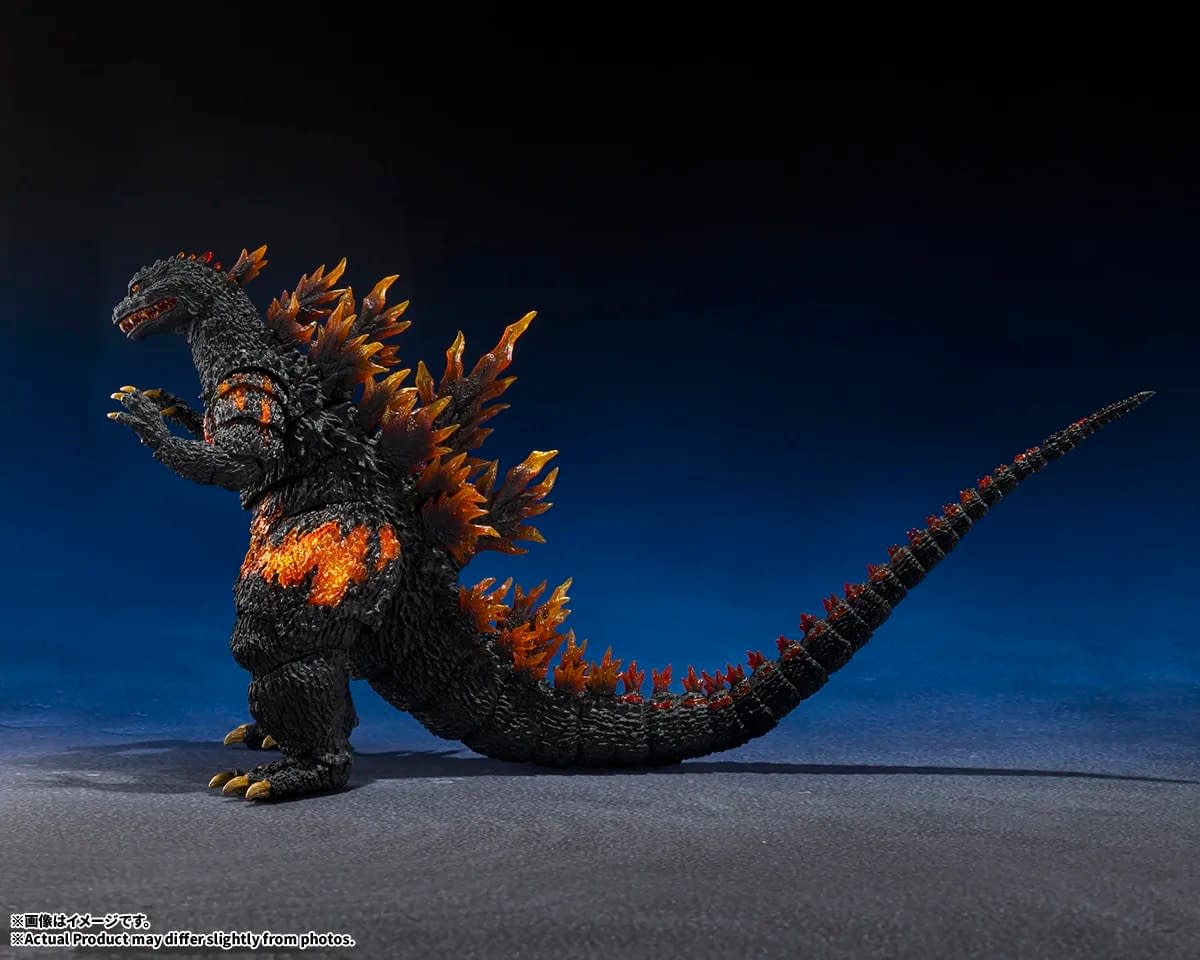 Godzilla Fire Form S.H.MonsterArts Burning Millennium Godzilla Brings Heat to NYCC 2026