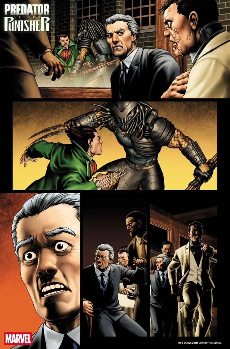 First Look Inside Predator Vs Punisher From Marvel In November 2026