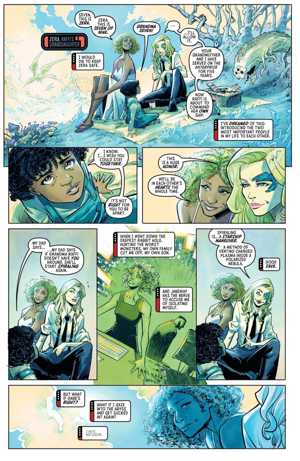Star Trek: Zero Point #1 Preview: Raffi Takes Orders from an AI