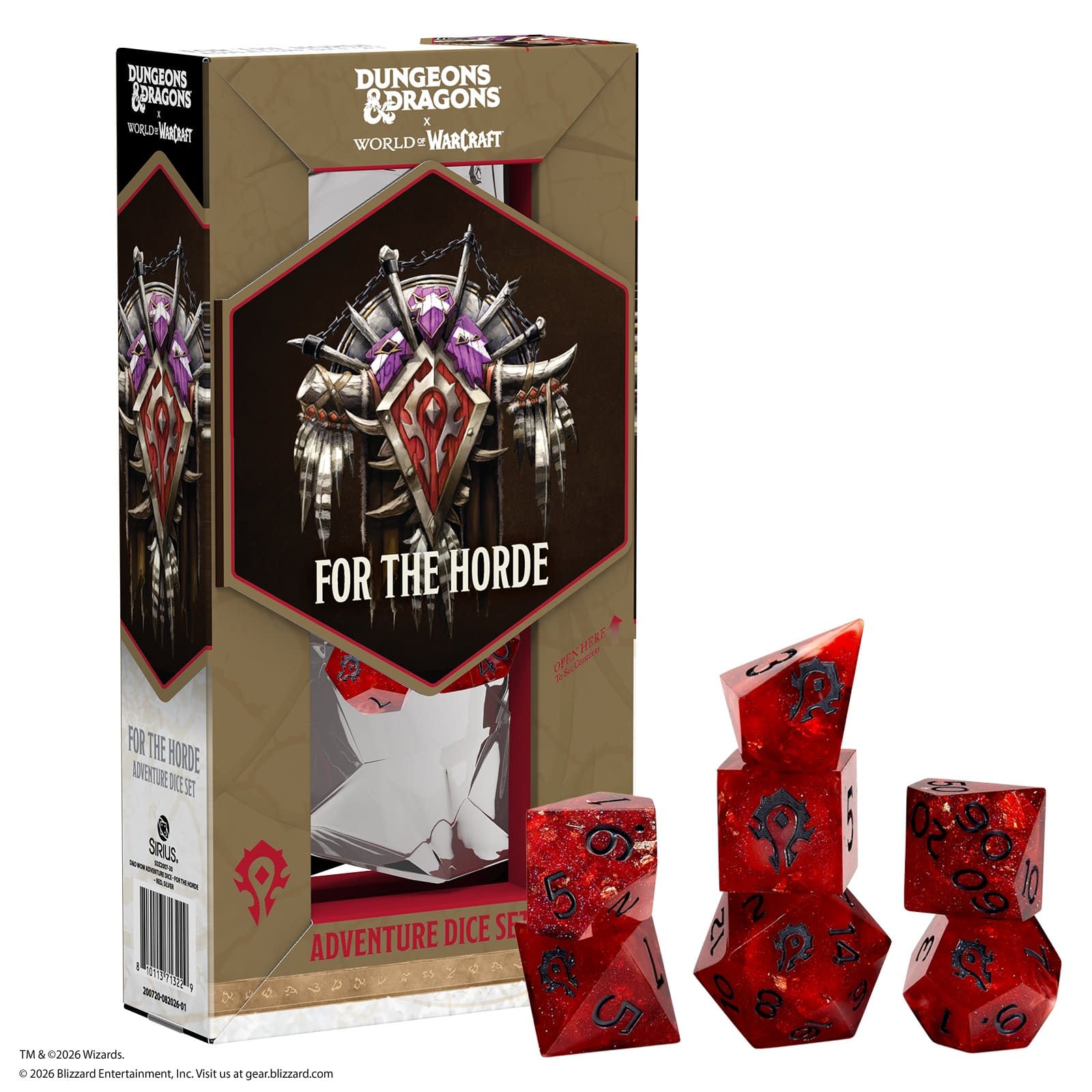 Sirius Dice Reveals Dungeons & Dragons x World of Warcraft Dice