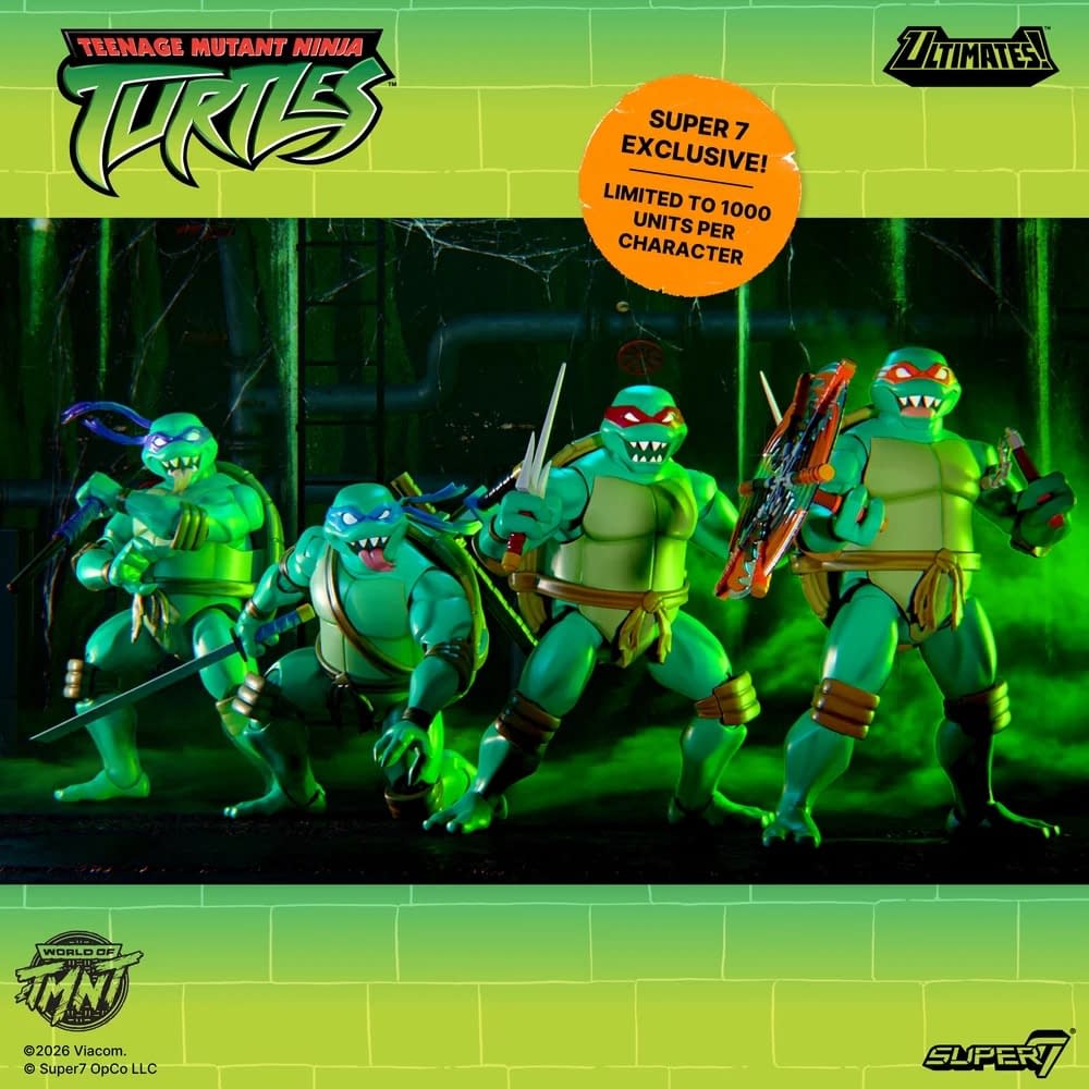 New Limited Edition Nightmare TMNT Mikey Figure Revealed by Super7