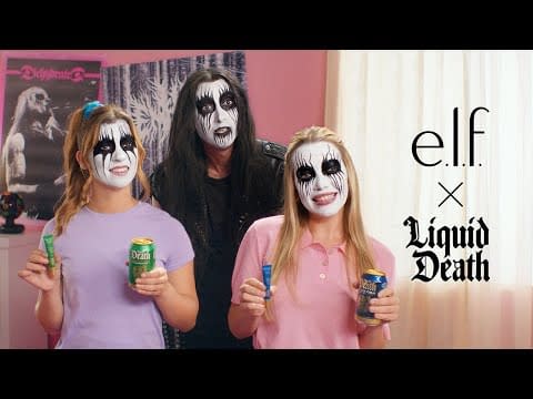 liquid death e.l.f Limited edition Liquid Death x e.l.f. Cosmetics Lip Embalm is dry lips'  nightmare. Available in 6 thirst-murdering Liquid Death flavors: 🍋‍🟩  Severed Lime 🥤Killer Cola 🤎Sweet Reaper 💧Mountain Water 🍑 Rest In main image 1