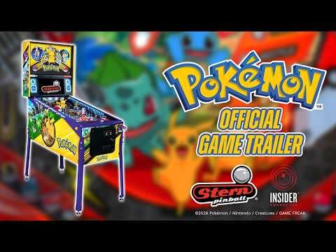 Stern Pinball Unveils New Pokémon Pinball Machines