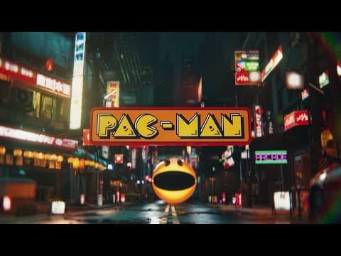 額装済/PAC-MAN 45th（アンドレ サライバ）/アートポスター HG40-16675-00 - Ms. PAC-MAN POSTER, 24 X 36 | NAMCO AMERICA