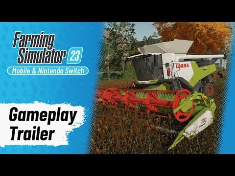 The first gameplay video for Farming Simulator 23 has arrived