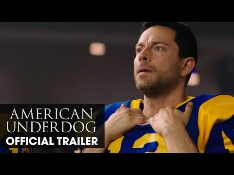 Zachary Levi's Kurt Warner Biopic AMERICAN UNDERDOG Gets a Poster and  Release Date — GeekTyrant