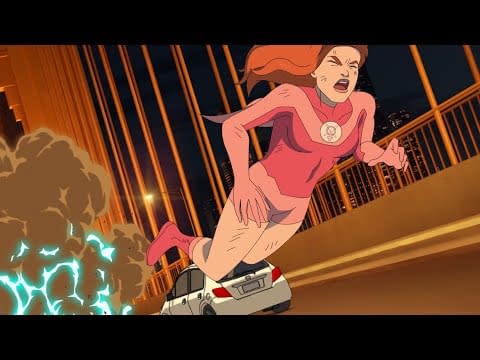 Invincible Season 2 Ep. 4 Clip: Atom Eve's Anger Gets the Best of Her