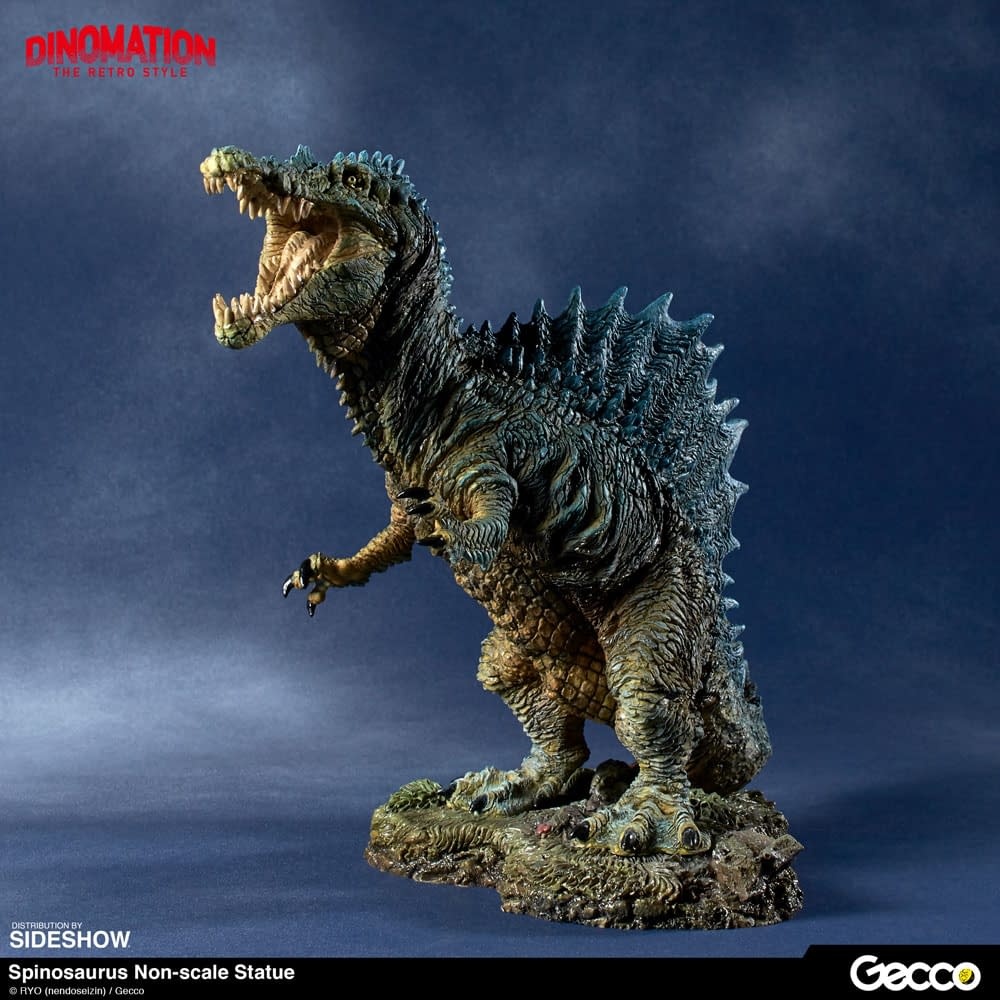 Spinosaurus Dinomation Statue Finally Arrives from Gecco