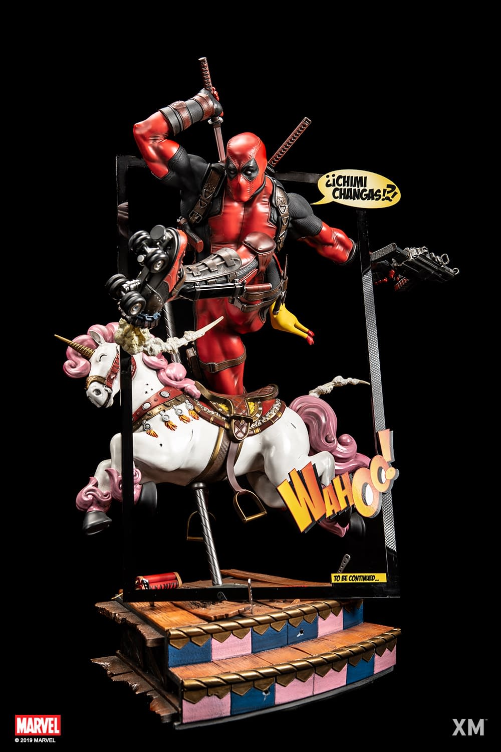 deadpool statue gamestop