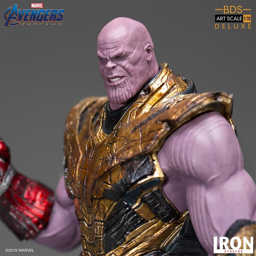 thanos black order iron studios