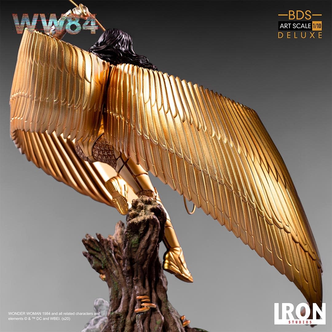 iron studios wonder woman statue