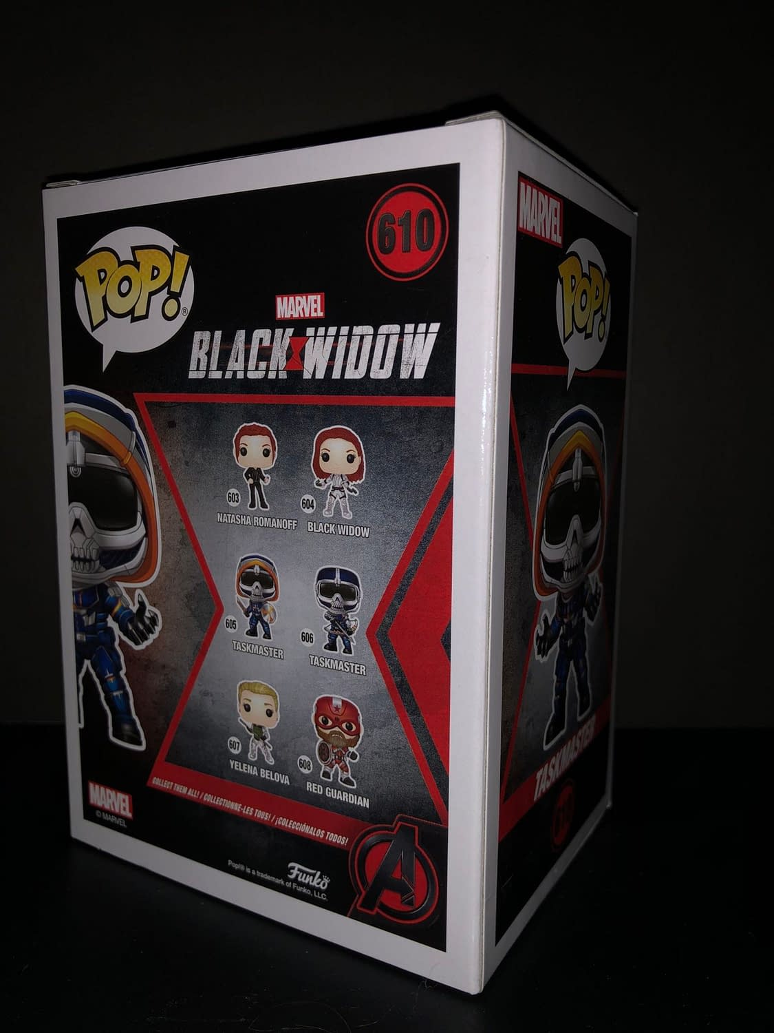 taskmaster funko pop black widow