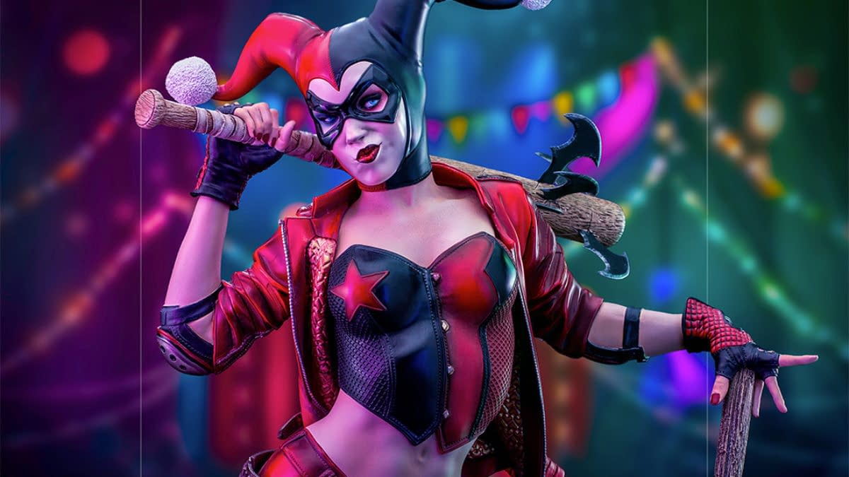Harley Quinn Receives A New Expensive $1,200 Statue From Iron Studios