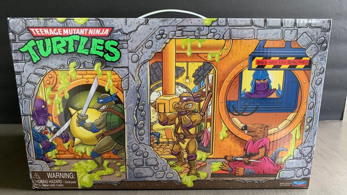 TMNT Sewer Lair Retro Figure Box Set Delights Fans Old & New