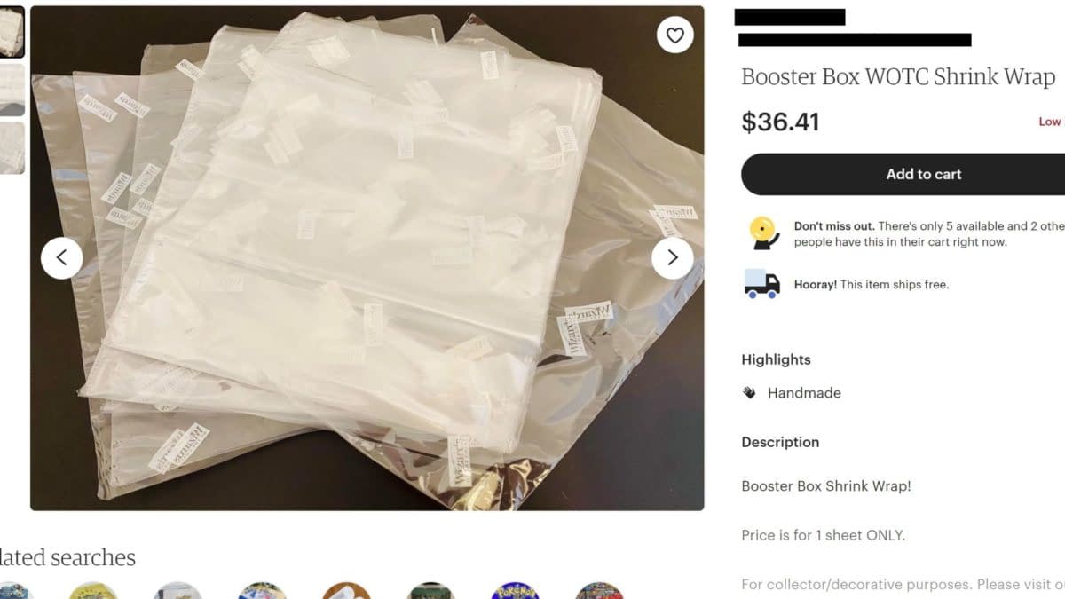 Wizards Of The Coast Shrinkwrap Sold By 3rd Party Vendors - Beware