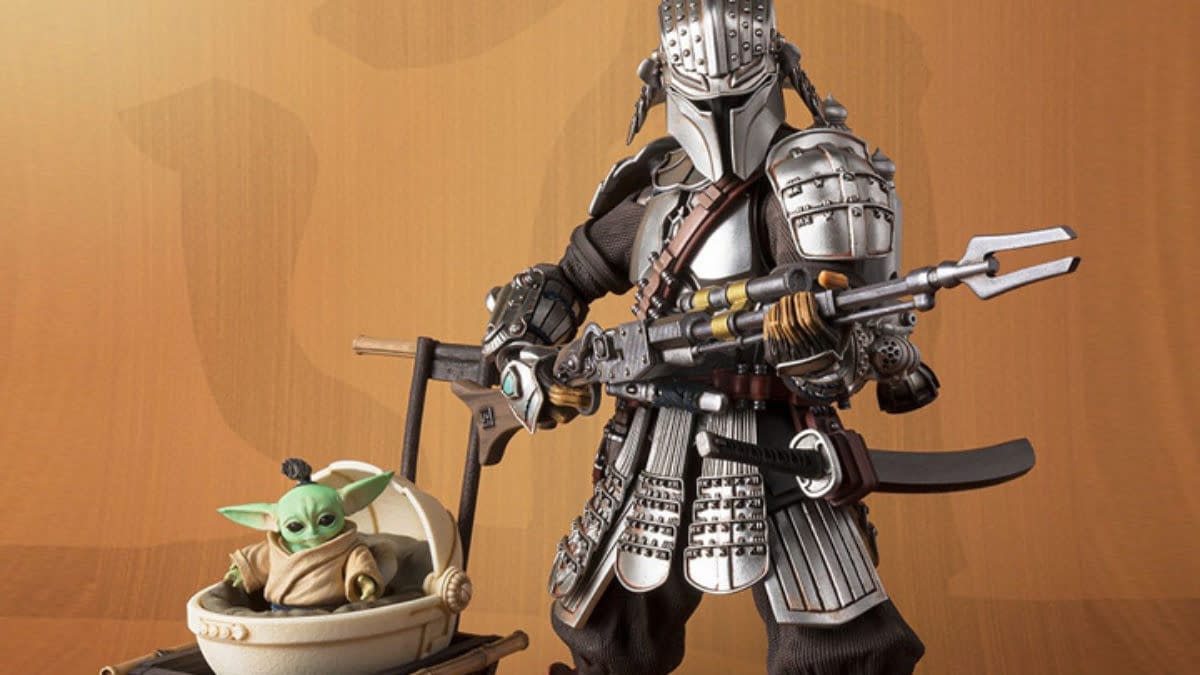 The Mandalorian Travels Back in Time with Ronin Bandai Figure