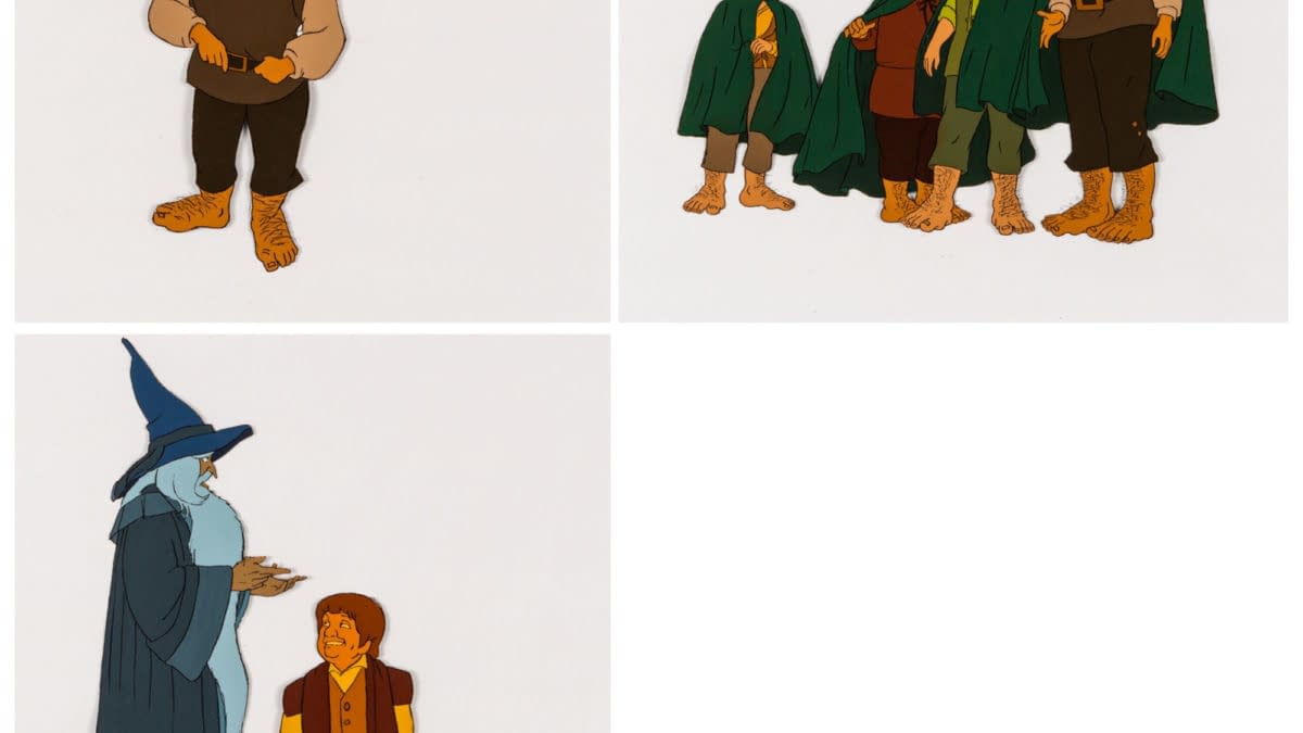 Animated Lord of the Rings Production Cels Hit Auction