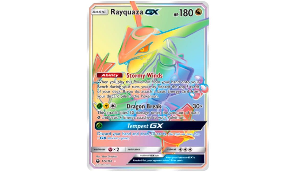 The Cards of Pokémon TCG: Celestial Storm Part 26: Rainbow Rayquaza