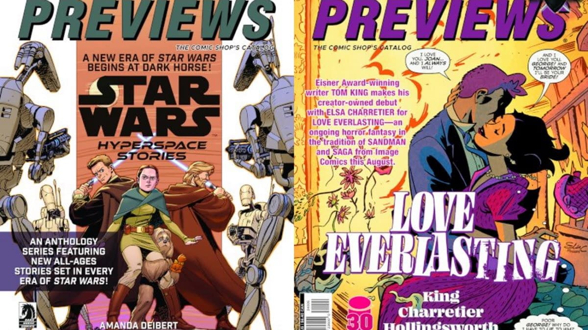 Star Wars & Love Everlasting On Next Week's Previews Covers