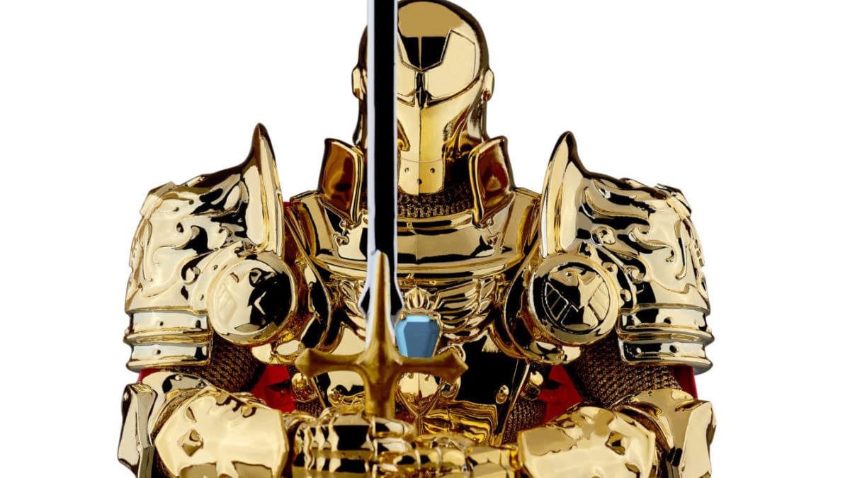 Medical Knight Iron Man is Back with Gold Armor Beast Kingdom Release