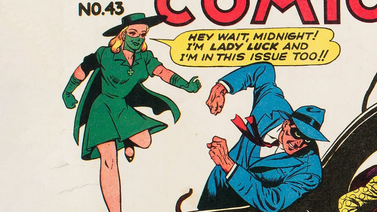 Smash Comics #43 featuring Lady Luck (Quality, 1943)