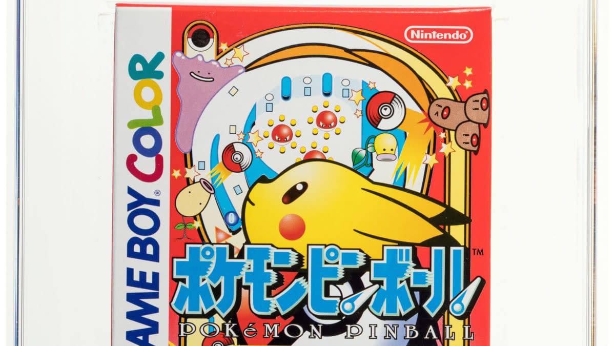 Pokémon Pinball Japanese Copy Up For Auction At Heritage Auctions
